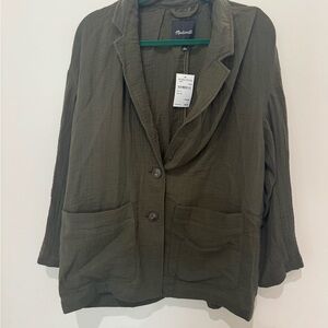 Madewell Dark Olive Blazer